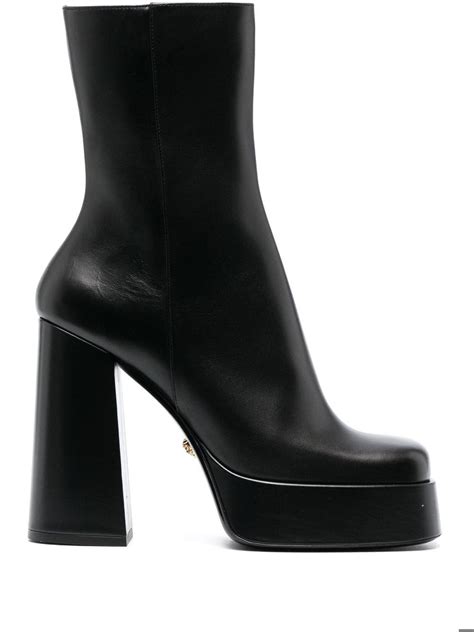 versace medusa strap leather boots|Versace Medusa aevitas.